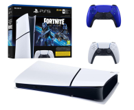 Sony PlayStation 5 Slim Digital (Fortnite ) +  pad Cobalt Blue - 1298476 - zdjęcie 1